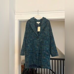 Blue Tweed Coat